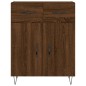 vidaXL Highboard Braun Eichen-Optik 69,5x34x180 cm Holzwerkstoff vidaXL Highboard Braun Eichen-Optik 69,5x34x180 cm Holzwerkstoff