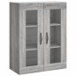 vidaXL Highboard Grau Sonoma 69,5x34x180 cm Holzwerkstoff vidaXL Highboard Grau Sonoma 69,5x34x180 cm Holzwerkstoff