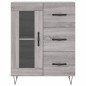 vidaXL Highboard Grau Sonoma 69,5x34x180 cm Holzwerkstoff vidaXL Highboard Grau Sonoma 69,5x34x180 cm Holzwerkstoff