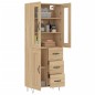 vidaXL Highboard Sonoma-Eiche 69,5x34x180 cm Holzwerkstoff vidaXL Highboard Sonoma-Eiche 69,5x34x180 cm Holzwerkstoff