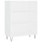 vidaXL Highboard Hochglanz-Weiß 69,5x34x180 cm Holzwerkstoff vidaXL Highboard Hochglanz-Weiß 69,5x34x180 cm Holzwerkstoff