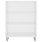 vidaXL Highboard Hochglanz-Weiß 69,5x34x180 cm Holzwerkstoff vidaXL Highboard Hochglanz-Weiß 69,5x34x180 cm Holzwerkstoff