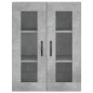 vidaXL Highboard Betongrau 69,5x34x180 cm Holzwerkstoff vidaXL Highboard Betongrau 69,5x34x180 cm Holzwerkstoff