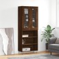 vidaXL Highboard Braun Eichen-Optik 69,5x34x180 cm Holzwerkstoff vidaXL Highboard Braun Eichen-Optik 69,5x34x180 cm Holzwerkstoff