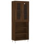 vidaXL Highboard Braun Eichen-Optik 69,5x34x180 cm Holzwerkstoff vidaXL Highboard Braun Eichen-Optik 69,5x34x180 cm Holzwerkstoff