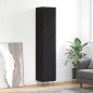 vidaXL Highboard Schwarz 34,5x34x180 cm Holzwerkstoff vidaXL Highboard Schwarz 34,5x34x180 cm Holzwerkstoff