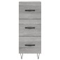 vidaXL Highboard Grau Sonoma 34,5x34x180 cm Holzwerkstoff vidaXL Highboard Grau Sonoma 34,5x34x180 cm Holzwerkstoff