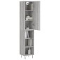 vidaXL Highboard Grau Sonoma 34,5x34x180 cm Holzwerkstoff vidaXL Highboard Grau Sonoma 34,5x34x180 cm Holzwerkstoff