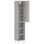 vidaXL Highboard Grau Sonoma 34,5x34x180 cm Holzwerkstoff vidaXL Highboard Grau Sonoma 34,5x34x180 cm Holzwerkstoff