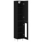 vidaXL Highboard Schwarz 34,5x34x180 cm Holzwerkstoff vidaXL Highboard Schwarz 34,5x34x180 cm Holzwerkstoff