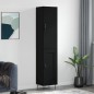 vidaXL Highboard Schwarz 34,5x34x180 cm Holzwerkstoff vidaXL Highboard Schwarz 34,5x34x180 cm Holzwerkstoff