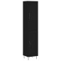 vidaXL Highboard Schwarz 34,5x34x180 cm Holzwerkstoff vidaXL Highboard Schwarz 34,5x34x180 cm Holzwerkstoff