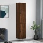 vidaXL Highboard Braun Eichen-Optik 34,5x34x180 cm Holzwerkstoff vidaXL Highboard Braun Eichen-Optik 34,5x34x180 cm Holzwerkstoff