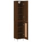 vidaXL Highboard Braun Eichen-Optik 34,5x34x180 cm Holzwerkstoff vidaXL Highboard Braun Eichen-Optik 34,5x34x180 cm Holzwerkstoff