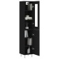 vidaXL Highboard Schwarz 34,5x34x180 cm Holzwerkstoff vidaXL Highboard Schwarz 34,5x34x180 cm Holzwerkstoff