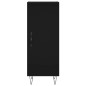 vidaXL Highboard Schwarz 34,5x34x180 cm Holzwerkstoff vidaXL Highboard Schwarz 34,5x34x180 cm Holzwerkstoff