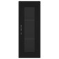 vidaXL Highboard Schwarz 34,5x34x180 cm Holzwerkstoff vidaXL Highboard Schwarz 34,5x34x180 cm Holzwerkstoff