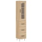vidaXL Highboard Sonoma-Eiche 34,5x34x180 cm Holzwerkstoff vidaXL Highboard Sonoma-Eiche 34,5x34x180 cm Holzwerkstoff