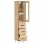 vidaXL Highboard Sonoma-Eiche 34,5x34x180 cm Holzwerkstoff vidaXL Highboard Sonoma-Eiche 34,5x34x180 cm Holzwerkstoff