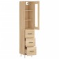 vidaXL Highboard Sonoma-Eiche 34,5x34x180 cm Holzwerkstoff vidaXL Highboard Sonoma-Eiche 34,5x34x180 cm Holzwerkstoff