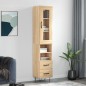 vidaXL Highboard Sonoma-Eiche 34,5x34x180 cm Holzwerkstoff vidaXL Highboard Sonoma-Eiche 34,5x34x180 cm Holzwerkstoff