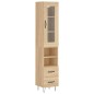vidaXL Highboard Sonoma-Eiche 34,5x34x180 cm Holzwerkstoff vidaXL Highboard Sonoma-Eiche 34,5x34x180 cm Holzwerkstoff