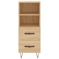 vidaXL Highboard Sonoma-Eiche 34,5x34x180 cm Holzwerkstoff vidaXL Highboard Sonoma-Eiche 34,5x34x180 cm Holzwerkstoff