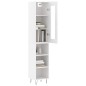 vidaXL Highboard Weiß 34,5x34x180 cm Holzwerkstoff vidaXL Highboard Weiß 34,5x34x180 cm Holzwerkstoff