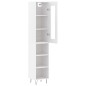 vidaXL Highboard Weiß 34,5x34x180 cm Holzwerkstoff vidaXL Highboard Weiß 34,5x34x180 cm Holzwerkstoff