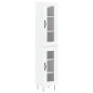 vidaXL Highboard Weiß 34,5x34x180 cm Holzwerkstoff vidaXL Highboard Weiß 34,5x34x180 cm Holzwerkstoff