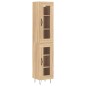vidaXL Highboard Sonoma-Eiche 34,5x34x180 cm Holzwerkstoff vidaXL Highboard Sonoma-Eiche 34,5x34x180 cm Holzwerkstoff