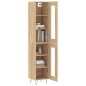 vidaXL Highboard Sonoma-Eiche 34,5x34x180 cm Holzwerkstoff vidaXL Highboard Sonoma-Eiche 34,5x34x180 cm Holzwerkstoff