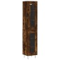 vidaXL Highboard Räuchereiche 34,5x34x180 cm Holzwerkstoff vidaXL Highboard Räuchereiche 34,5x34x180 cm Holzwerkstoff
