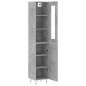 vidaXL Highboard Betongrau 34,5x34x180 cm Holzwerkstoff vidaXL Highboard Betongrau 34,5x34x180 cm Holzwerkstoff
