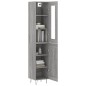 vidaXL Highboard Grau Sonoma 34,5x34x180 cm Holzwerkstoff vidaXL Highboard Grau Sonoma 34,5x34x180 cm Holzwerkstoff