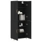 vidaXL Highboard Schwarz 69,5x34x180 cm Holzwerkstoff vidaXL Highboard Schwarz 69,5x34x180 cm Holzwerkstoff