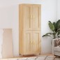 vidaXL Highboard Sonoma-Eiche 69,5x34x180 cm Holzwerkstoff vidaXL Highboard Sonoma-Eiche 69,5x34x180 cm Holzwerkstoff