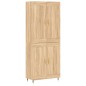 vidaXL Highboard Sonoma-Eiche 69,5x34x180 cm Holzwerkstoff vidaXL Highboard Sonoma-Eiche 69,5x34x180 cm Holzwerkstoff