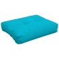 vidaXL Palettenkissen Türkis 50x40x12 cm Stoff