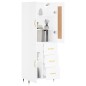 vidaXL Highboard Weiß 69,5x34x180 cm Holzwerkstoff vidaXL Highboard Weiß 69,5x34x180 cm Holzwerkstoff