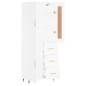 vidaXL Highboard Weiß 69,5x34x180 cm Holzwerkstoff vidaXL Highboard Weiß 69,5x34x180 cm Holzwerkstoff