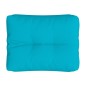 vidaXL Palettenkissen Türkis 50x40x12 cm Stoff