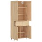 vidaXL Highboard Sonoma-Eiche 69,5x34x180 cm Holzwerkstoff vidaXL Highboard Sonoma-Eiche 69,5x34x180 cm Holzwerkstoff