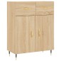 vidaXL Highboard Sonoma-Eiche 69,5x34x180 cm Holzwerkstoff vidaXL Highboard Sonoma-Eiche 69,5x34x180 cm Holzwerkstoff