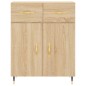 vidaXL Highboard Sonoma-Eiche 69,5x34x180 cm Holzwerkstoff vidaXL Highboard Sonoma-Eiche 69,5x34x180 cm Holzwerkstoff