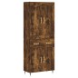 vidaXL Highboard Räuchereiche 69,5x34x180 cm Holzwerkstoff vidaXL Highboard Räuchereiche 69,5x34x180 cm Holzwerkstoff