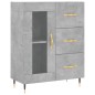 vidaXL Highboard Betongrau 69,5x34x180 cm Holzwerkstoff vidaXL Highboard Betongrau 69,5x34x180 cm Holzwerkstoff