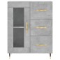 vidaXL Highboard Betongrau 69,5x34x180 cm Holzwerkstoff vidaXL Highboard Betongrau 69,5x34x180 cm Holzwerkstoff