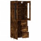 Highboard Räuchereiche 69,5x34x180 cm Holzwerkstoff Highboard Räuchereiche 69,5x34x180 cm Holzwerkstoff