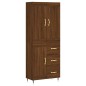 vidaXL Highboard Braun Eichen-Optik 69,5x34x180 cm Holzwerkstoff vidaXL Highboard Braun Eichen-Optik 69,5x34x180 cm Holzwerkstoff